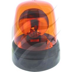 Cobo Amber Rotating Beacon 12/24V 3 Bolt Mount Rubber Base