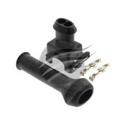 Utilux Harness Plug w/ Boot For Re60 Regulator & Injectors Repl Bosch