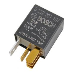 Bosch C/Over Micro Relay 12V 20/10Am N/O 5 Pin No Bracket Resistor (332201107)