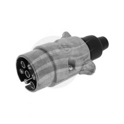 Cobo 7 Pin Large Round Trailer Plug Metal [ref Narva 82161-25]