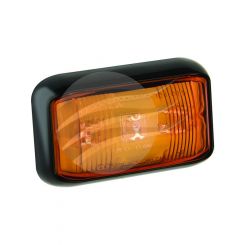 Autolamps LED Side Dirctn Indicator Lamp 12/24V Black Housng 3M Cable
