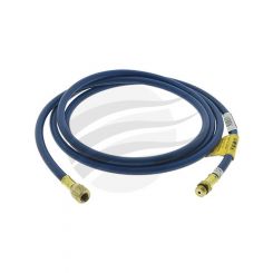CPS Charge Hose 3M 10' R134A Blue 1/2" Acme Female X 14mm Male Fittings