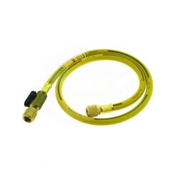 CPS Charge Hose 900mm 3' R134A Bv 1/2" X 1/2" F/F Acme Yellow