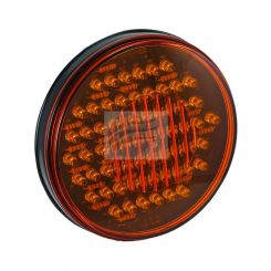 Autolamps Lamp Indicator LED Amber 12V Round With 60 Led's