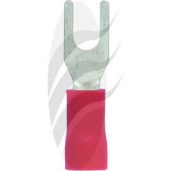 Jaylec Pck 100 Spade Terminal 3mm Insul Pvc Copper Sleeve Double Sleeve