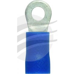 Jaylec Pack 10 Ring Terminal 3mm Insul Pvc Std Crimp Blue Use Te1203Bl