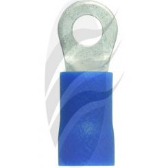 Jaylec Pack 100 Ring Terminal 3mm Insul Pvc Std Crimp Blue Use Te1203