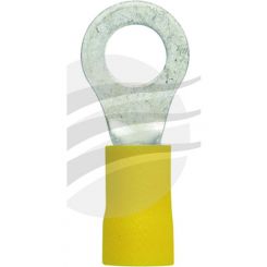 Jaylec Ring Terminal 6mm Yellow [ref Narva 56188] Pack 50