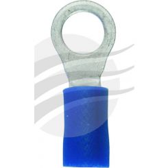 Jaylec Pck 100 Ring Terminal 5mm Insul Pvc Copper Sleeve Blue