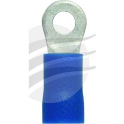 Jaylec Pck 10 Ring Terminal 3mm Insul Pvc Copper Sleeve Blue