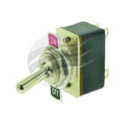 Jaylec Toggle Switch On/Off 12V 3Amp Dpst with Face Plate 4 Blade