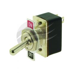 Jaylec Toggle Switch On/Off 12V 3Amp Spst with Face Plate 2 Blade