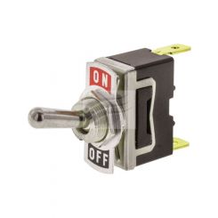 Britax Toggle Switch On/Off 12V 20Amp Spst with On/Off Tab 2 Blade Ter