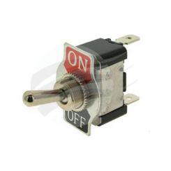 Jaylec Toggle Switch On/Off 12V 10Amp Spst 2 Blade Terminals W/Face
