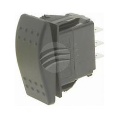 Carling Rocker Switch Mom On/Off/Mom On 12/24V 20Amp Dpdt 6 Blade