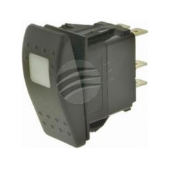 Carling Switch Illum. 12V Red On/Off D/Pole R404-12R