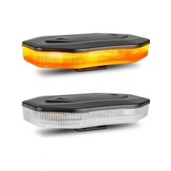 Autolamps LED Amber Mini Lightbar 10-30V Clear Lens Quad Pattern 252mm(LB252Acm)