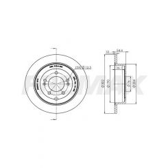 Fremax Brake Disc Rear Pair