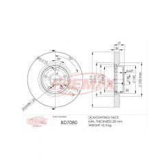 Fremax Brake Disc Front Each
