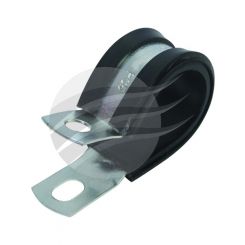 Kale Pack 10 P Clip 22mm Stainless Steel W/Rubber Insert