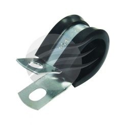 Kale Pack 10 P-Clip 19mm Stainless Steel W/Rubber Insert