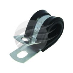 Kale Pack 10 P Clip 16mm Stainless Steel W/Rubber Insert