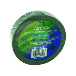 Nitto Pack 10 Tape 19mm X 10M Black Electrical Tape Lead Free # 10M