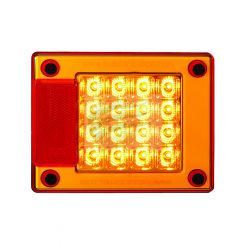 Autolamps Medium Jumbo LED Indicator Lamp 12/24V Surface Mount 1.2M Lead