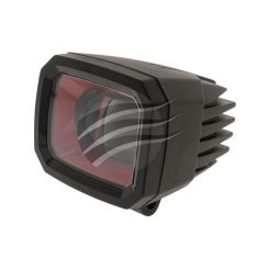 Jaylec LED Forklift Safety Worklamp 10-80V 9W 3X Red Leds Red Line Black