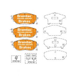 Bremtec Pro-Series Brake Pad