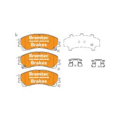 Bremtec Pro-Series Brake Pad