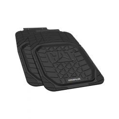 CAT Set 2 Deep Dish Floor Mats Black Rubber Fronts