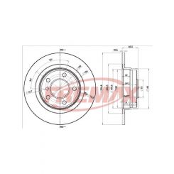Fremax Brake Disc Rear Pair