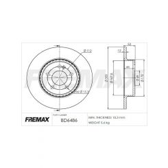 Fremax Brake Disc Rear Pair