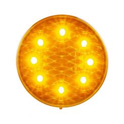 Autolamps Amber LED Rear Indicator Lamp 12V Surface Mount 80mm Round Pck