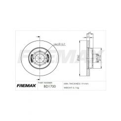 Fremax Brake Disc Front Pair