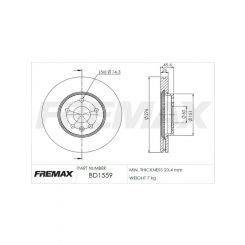 Fremax Brake Disc Front Pair