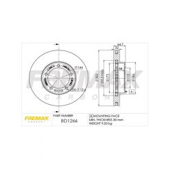Fremax Brake Disc Front Pair