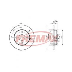 Fremax Brake Disc Front Pair