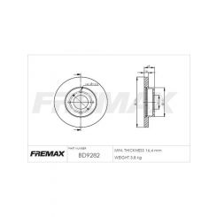 Fremax Brake Disc Front Pair
