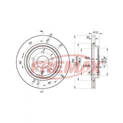 Fremax Brake Disc Rear Pair