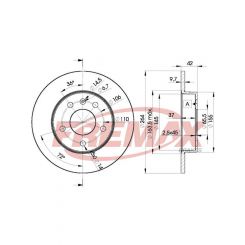 Fremax Brake Disc Rear Pair