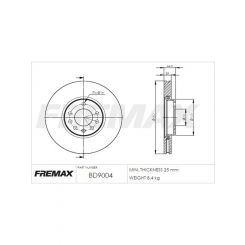 Fremax Brake Disc Front Pair