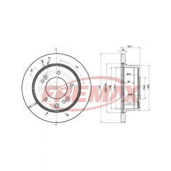 Fremax Brake Disc Rear Pair
