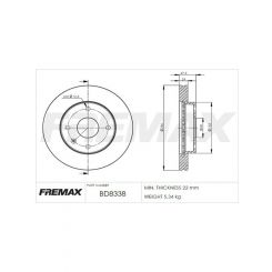Fremax Brake Disc Front Pair