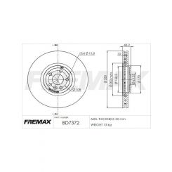 Fremax Brake Disc Front Each