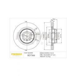 Fremax Brake Disc Front Each