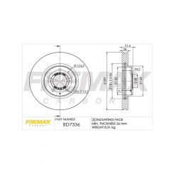 Fremax Brake Disc Front Pair