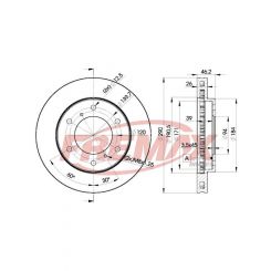 Fremax Brake Disc Front Pair