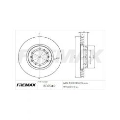Fremax Brake Disc Front Pair